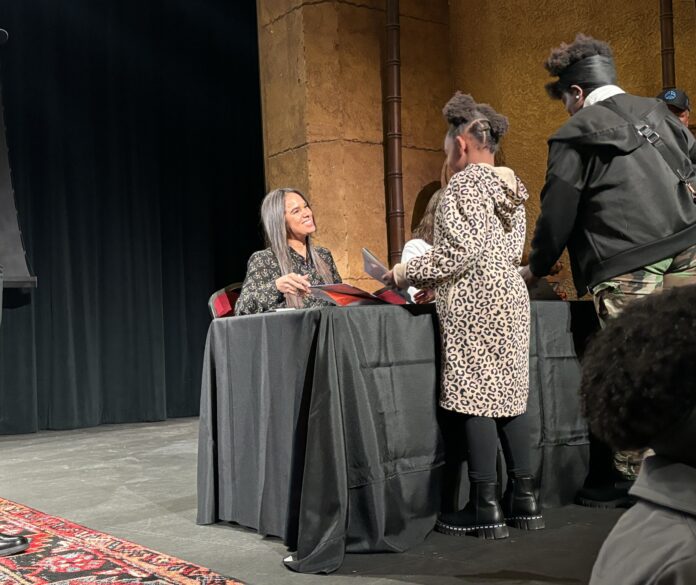 Ballet dancer and author Misty Copeland was the featured speaker during the 45th Annual McFadden Memorial Lecture at the Madam Walker Legacy Center March 20, 2024. (Photo/Chloe McGowan)