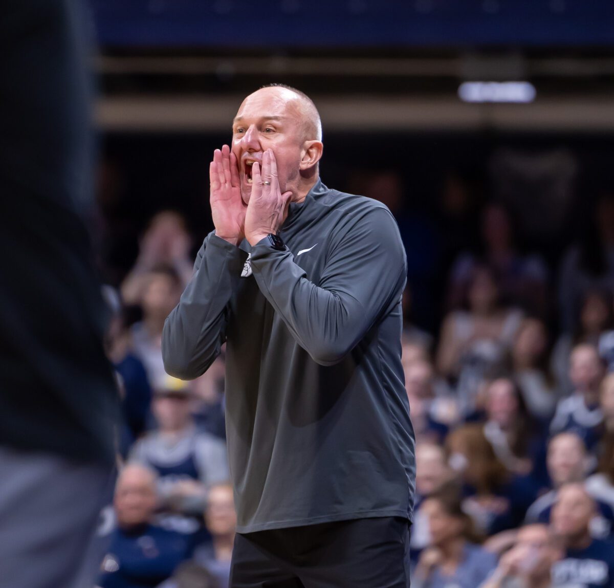 Xavier versus Butler University mens basketball game at Hinkle FIeldhouse on March 6, 2024. Photos by Walt Thomas.