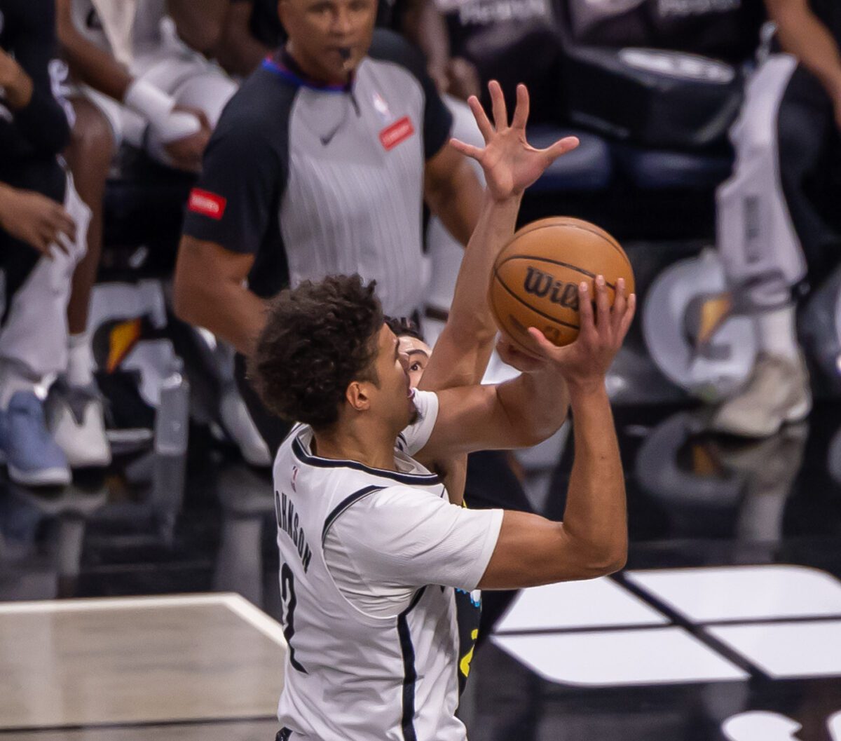 Brooklyn Nets at Indiana Pacers NBA Basketball Game March 17, 2024 at Gainbridge Fieldhouse in Downtown Indianapolis, Indiana. Photo by Walt Thomas.