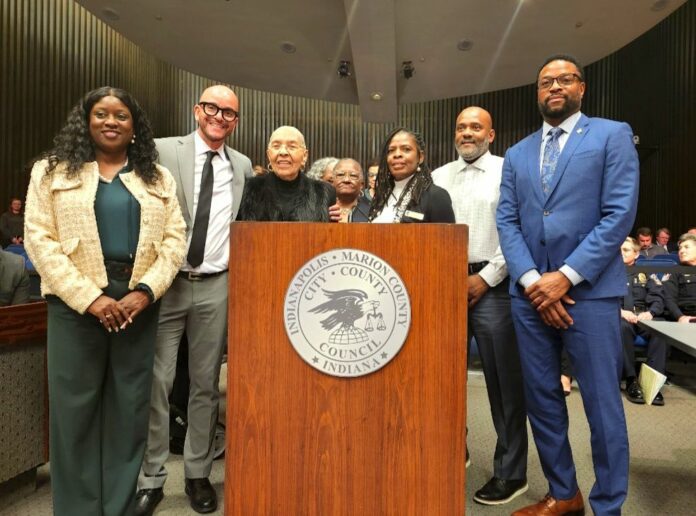7492744025969376537 The Recorder Women’s Auxiliary was honored during a special resolution presented to the City-County Council by Councilor Graves during the April 1 meeting. (Photo provided/Robert Shegog)