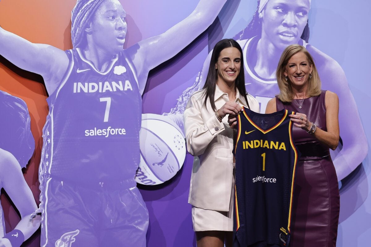 Caitlin Clark WNBA Draft Indiana Fever