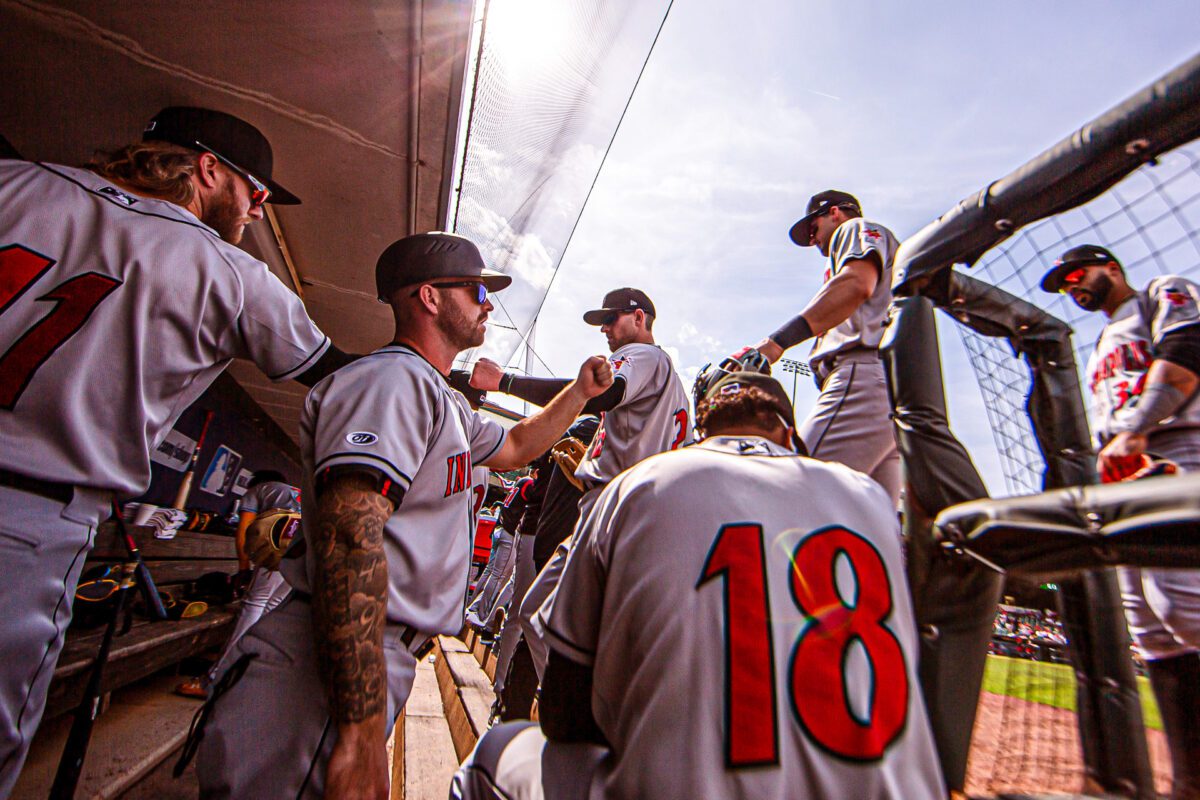 Indianapolis Indians vs Louisville MiLB on March 30, 2024. Photo by Adam Pintar.