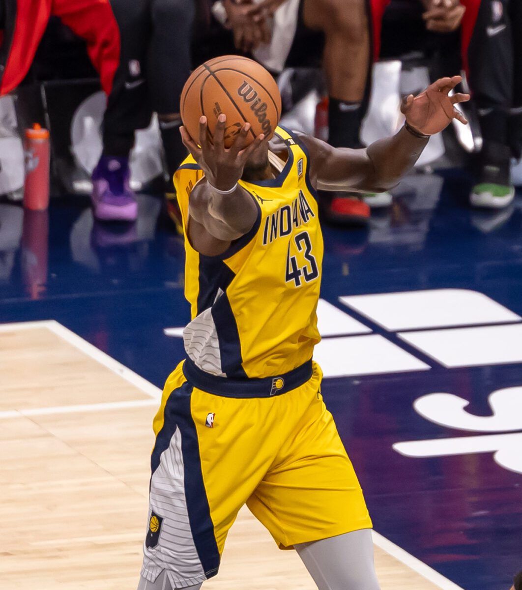 Atlanta Hawks at Indiana Pacers at Gainbridge Fieldhouse in Downtown Indianapolis, IN on April 14, 2024. (Photo/Walt Thomas)