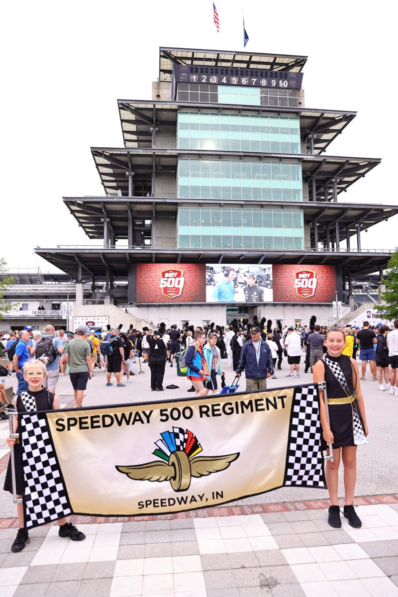 fans at Indianapolis Motor Speedway for Indianapolis 500 2024.