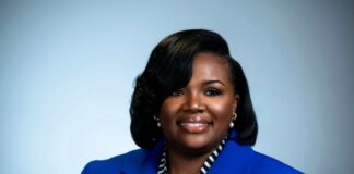 a headshot of Tracey Jackson, a new VP at 16 Tech. Photo provided by 16 Tech Community Corporation.