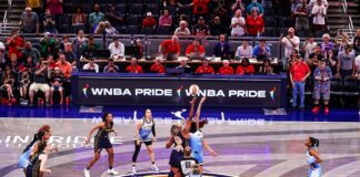 WNBA Indiana Fever vs Chicago Sky basketball game