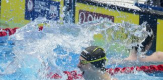Aaron Shackell at 2024 Olympic Swim Trials