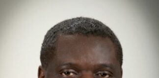 An African man
