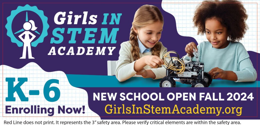 A flyer describing a new school in Indianapolis