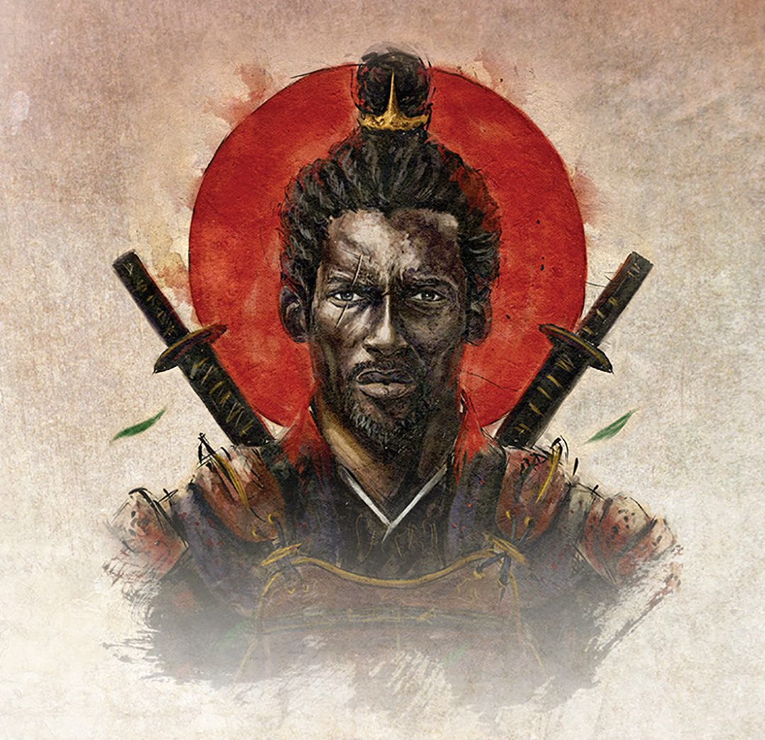 Historical photo of Black samurai Yasuke for Assassin's Creed Shadows VG.