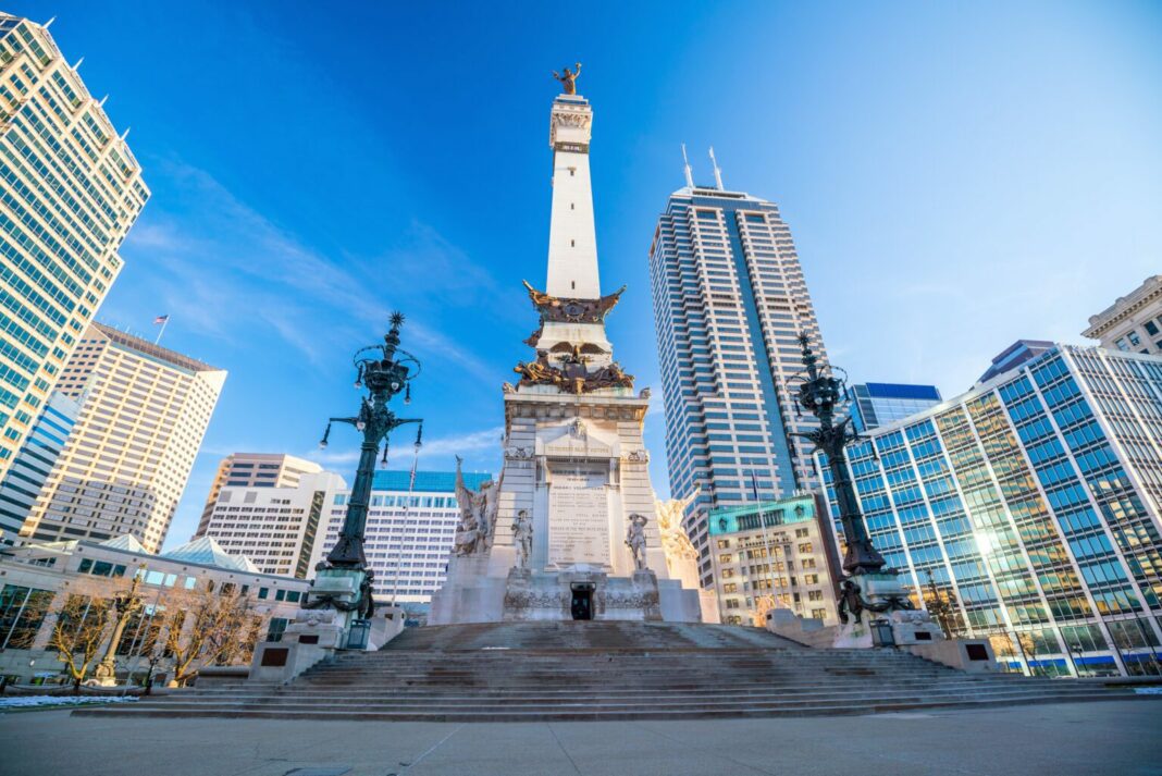 Monument Circle, Downtown Indianapolis