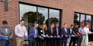 Indianapolis Mayor Joe Hogsett joined Englewood Community Development Corp. (ECDC), CVS Health and other community not-for-profits to unveil the new St. Lucas Loft Apartments on July 10. (Photo/Chloe McGowan)