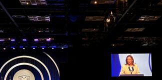 Kamala Harris during the Zeta Phi Beta conference.