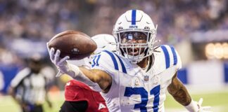 Indianapolis Colts running back Tyler Goodson.