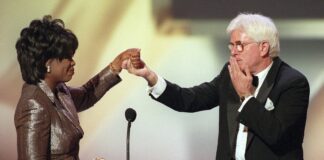 Phil Donahue and Oprah Winfrey