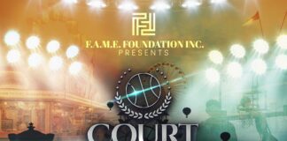 Promo flyer for Court Couture event.
