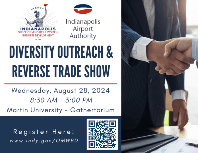 The second annual Reverse Trade Show and Diversity event takes place from 8:30 a.m. to 3 p.m. on Aug. 28 at Martin University. (Image provided)