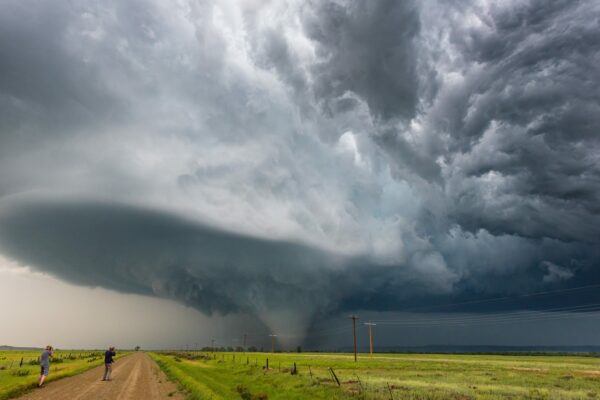 tornado in montana in field