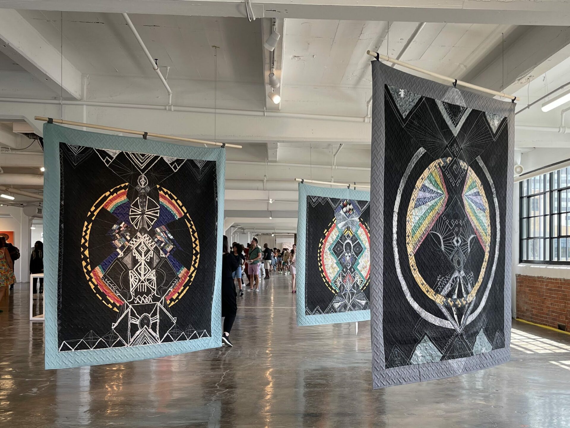 quilts by Amber Robles-Gordon BUTTER Art Fair 2023