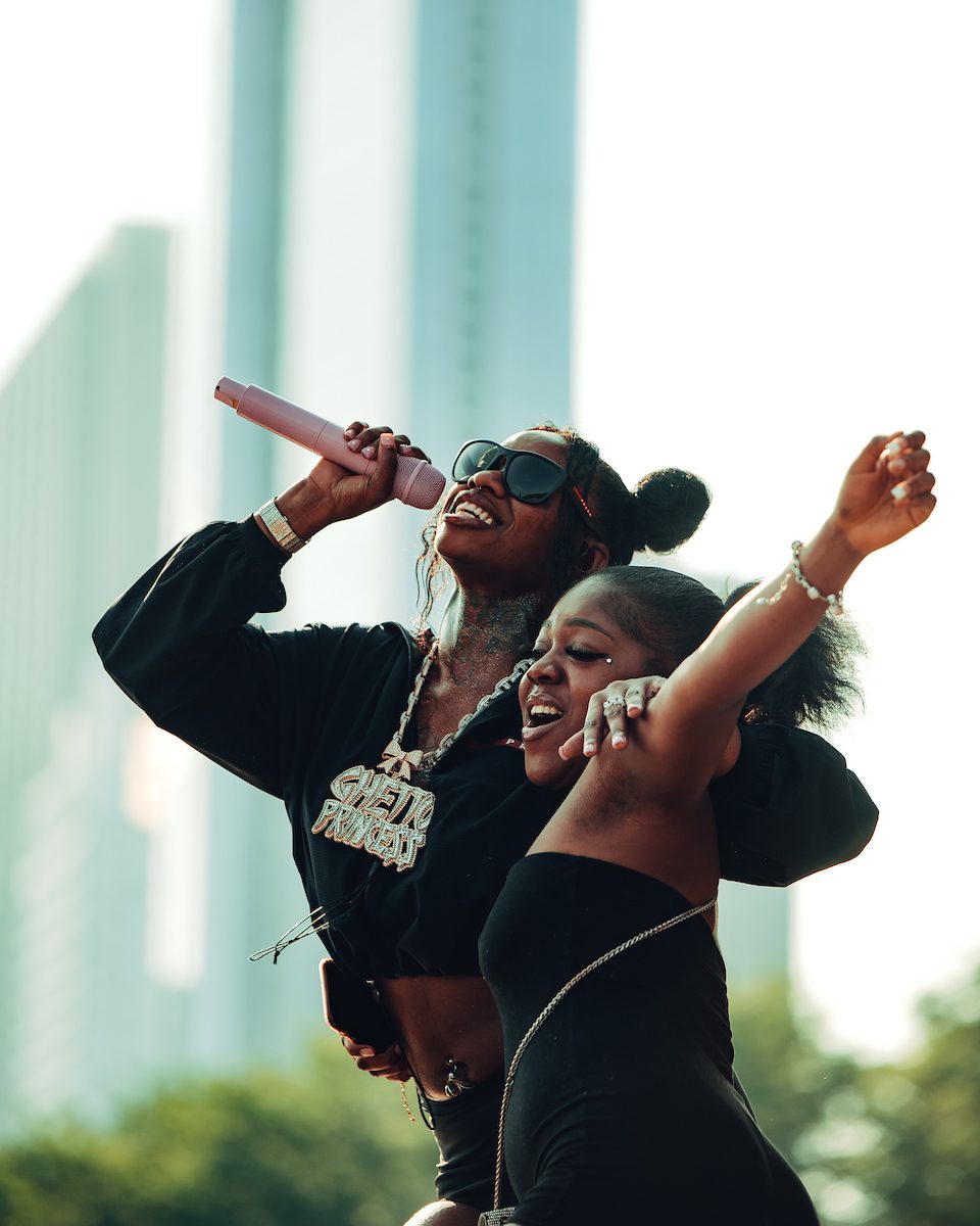 Sexxy Red performing at Lollapalooza on Aug. 2, 2024 in Grant Park in Chicago. (Photo/Francisco Vergara for Lollapalooza 2024)