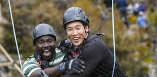 L-R: Therron Pittman and Dennis Cho competing on "The Summit." (Photo/Sean Beale provided by CBS Television Network)