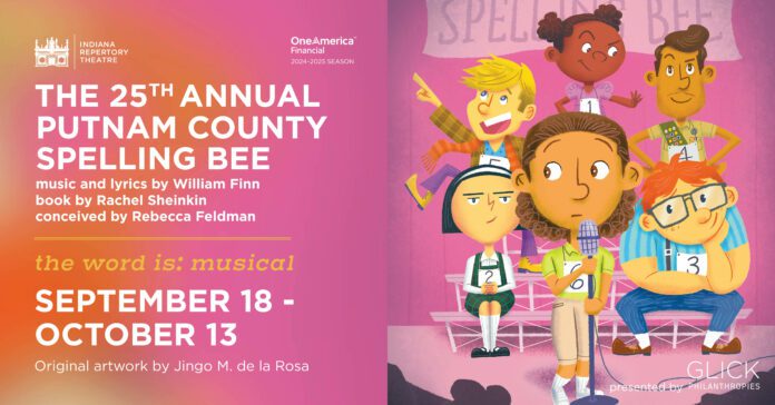 "The 25th Annual Putnam County Spelling Bee" runs at the Indiana Repertory Theatre Sept. 18-Oct. 13. (Image provided/IRT)