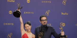 Shogun at the Emmy Awards show.
