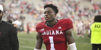 Indiana University football okayer