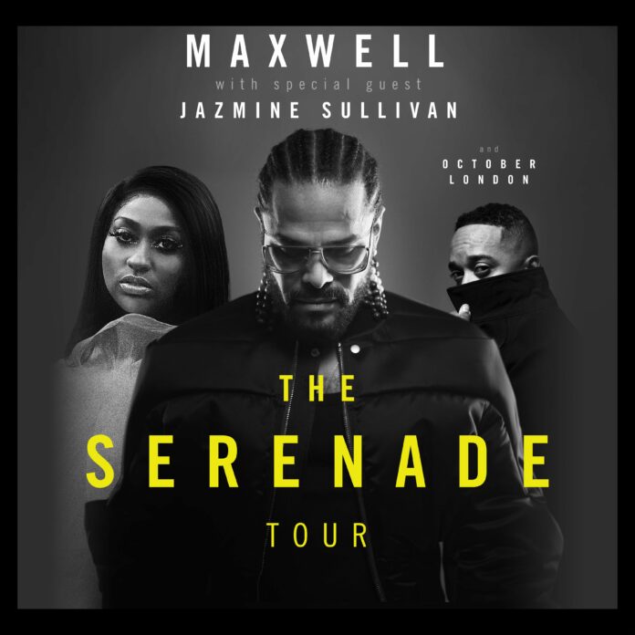 Maxwell_Jazmine_October_2024_1x1 HR Three-time Grammy Award-winner Maxwell announced The Serenade 2024 North American Tour is making a stop on Oct. 9 at Gainbridge Fieldhouse in Indianapolis. (Photo/Mark Seliger)