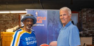 ABA Indiana Pacers players Darnell 'Dr. Dunk' Hillman and Dave Robisch during "The Waiting Game."