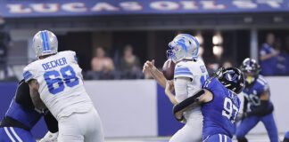 Detroit Lions at Indianapolis Colts NFL game photo.