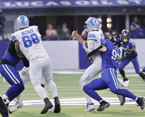 Detroit Lions at Indianapolis Colts NFL game photo.
