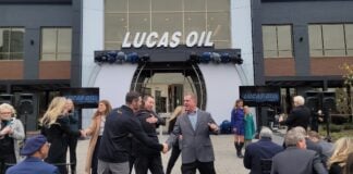Lucas Oil Products global headquarters ribbon cutting.