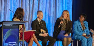 guest panelists speak at Life sciences summit