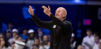 Thad Matta during the Butler versus Missouri State basketball game.