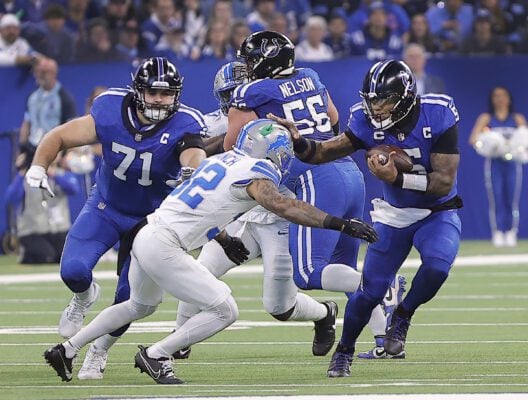 Detroit Lions at Indianapolis Colts NFL game photo.