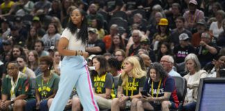 Seattle Storm head coach Noelle Quinn
