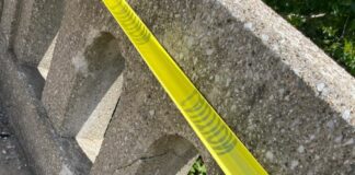 38th street bridge cracked railing
