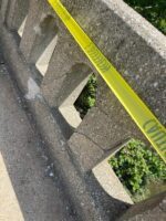38th street bridge cracked railing