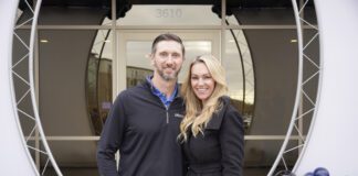 Morgan and Katie Lucas of Lucas Oil Products.