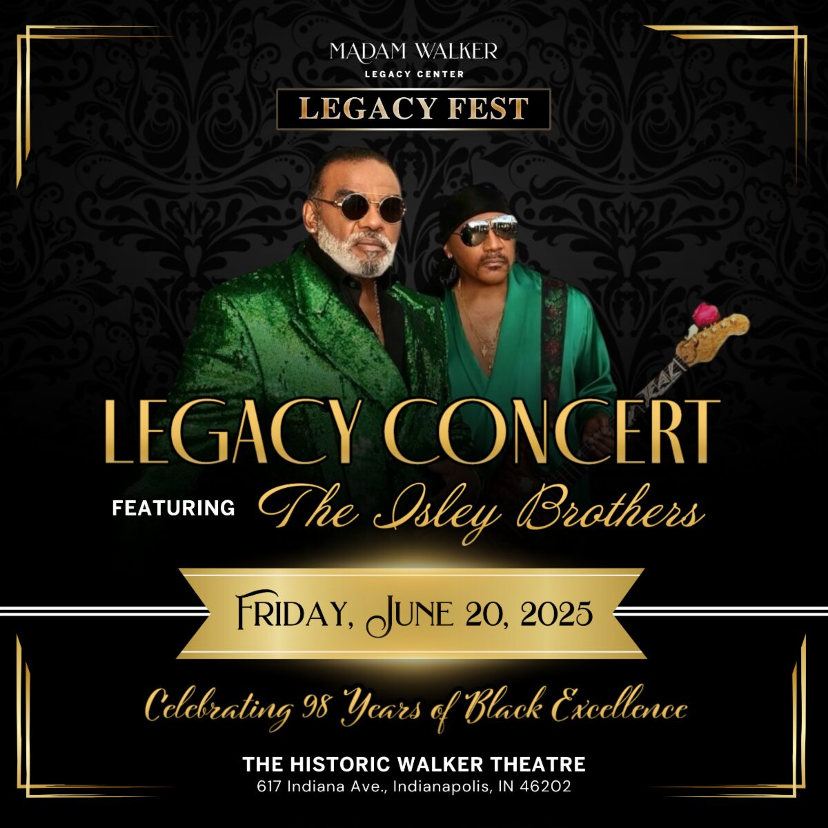 The Isley Brothers to headline 2025 Legacy Fest Concert