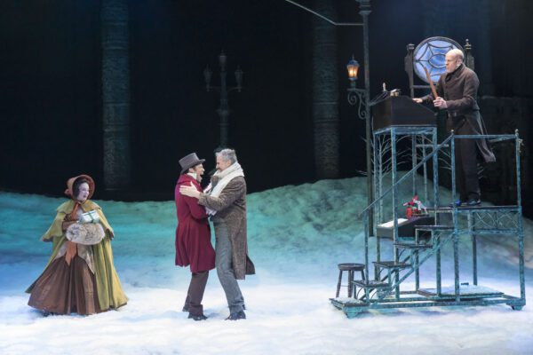 A scene from "A Christmas Carol" at IRT