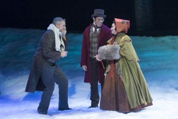 A scene from "A Christmas Carol" at IRT