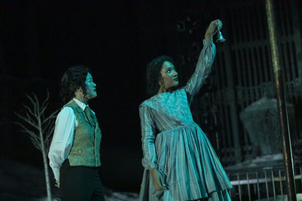 A scene from "A Christmas Carol" at IRT