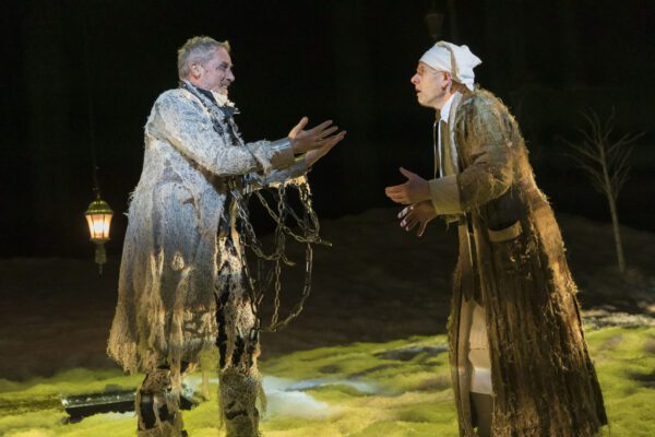 A scene from "A Christmas Carol" at IRT