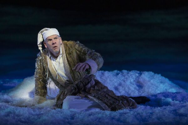 A scene from "A Christmas Carol" at IRT
