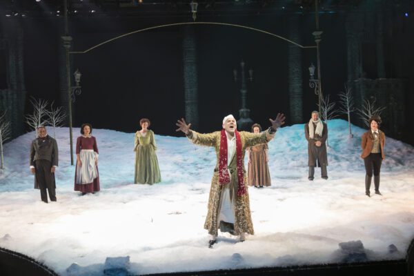A scene from "A Christmas Carol" at IRT