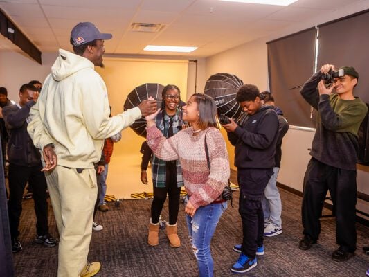 Pascal Siakam Indiana Pacers sports giving back to the community.