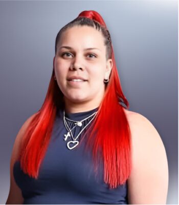 woman with red hair headshot