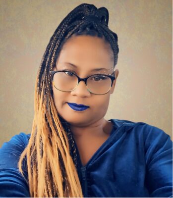 woman in blue headshot